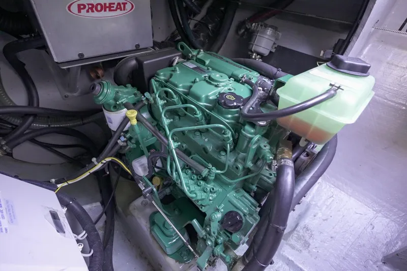 Slide: The Image of Engine room of 2020 Nautitech 40 Open catamaran with Proheat system. - 43