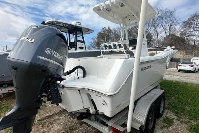 Slide: The Image of 2018 Tidewater 230 CC Adventure boat with Yamaha 250 engine on trailer. - 11