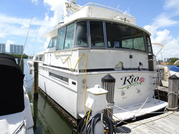 Slide: The Image of Bertram 58 Flybridge Motor Yacht 1981 - 1