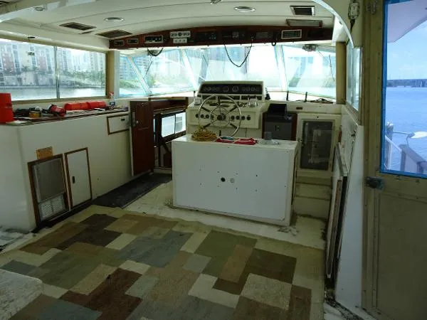 Slide: The Image of Bertram 58 Flybridge Motor Yacht 1981 - 11