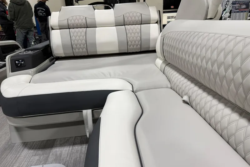 Slide: The Image of Luxurious interior of 2026 Avalon 2785 27-3 Excalibur LTD VRBW with plush seating. - 8