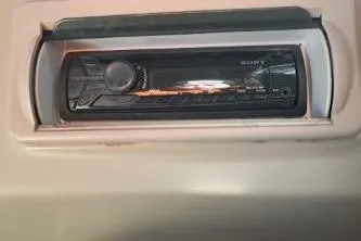 Slide: The Image of 2014 Bennington S21 boat stereo system with a Sony head unit. - 20