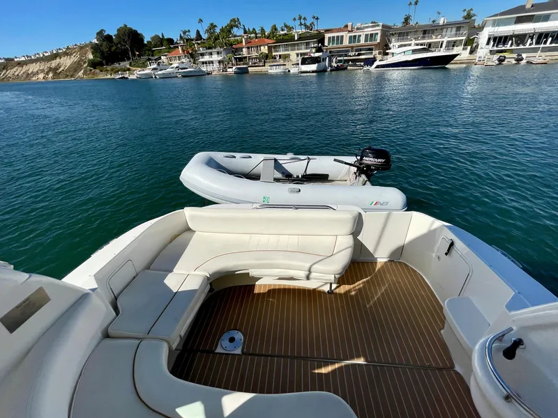 Slide: The Image of 2001 Sea Ray Sundancer 310 overlooking the harbor. - 43