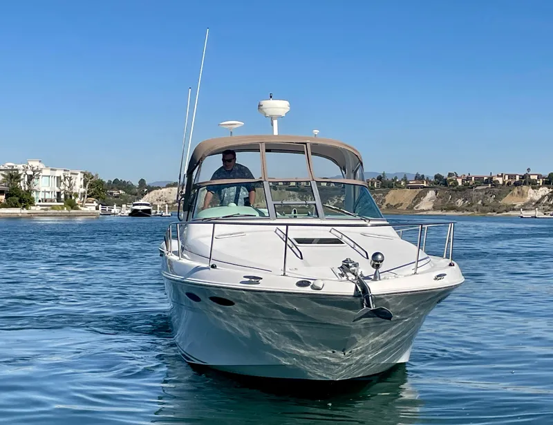Slide: The Image of 2001 Sea Ray Sundancer 310 on calm waters. - 5