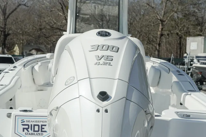 Slide: The Image of 2026 Tidewater 232 CC Adventure boat with 300 V6 4.2L engine, Seakeeper Ride Stabilized. - 39