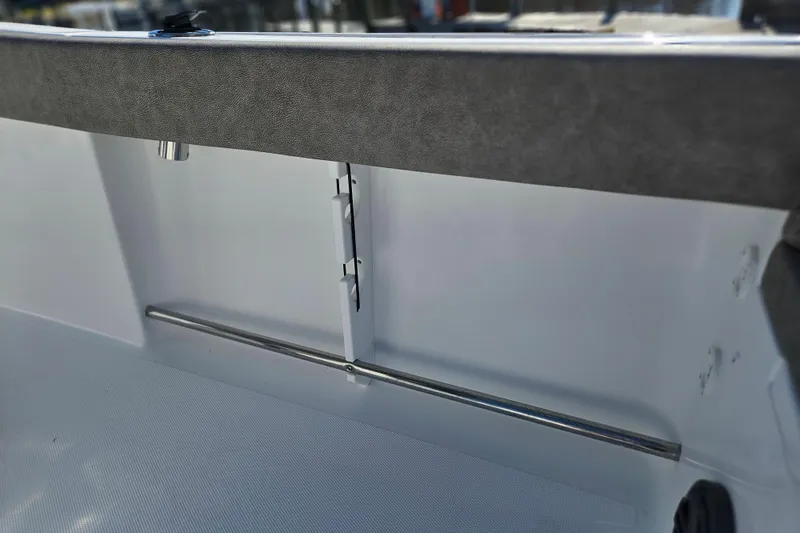 Slide: The Image of Interior detail of 2026 Sea Hunt Ultra 229 boat, featuring sleek design elements. - 17