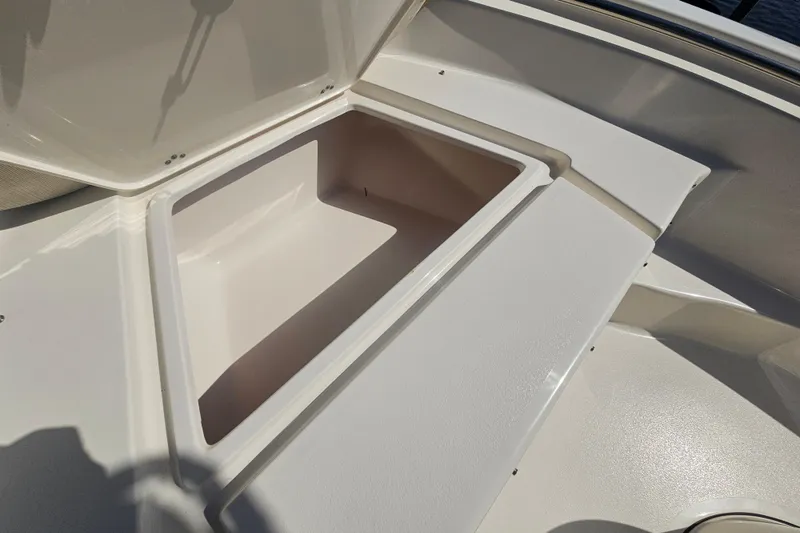 Slide: The Image of Open storage compartment on 2017 Key West 189 FS boat. - 21