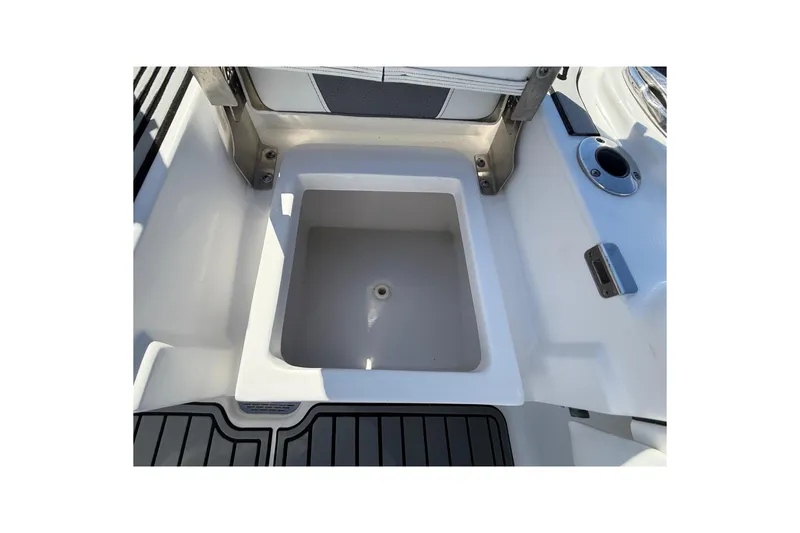 Slide: The Image of 2019 Tidewater 2700 Carolina Bay boat interior with storage compartment. - 16