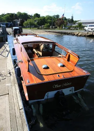 Slide: The Image of Custom Luxury Venetian Water Taxi 2003 - 5