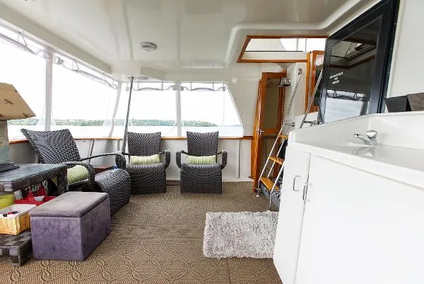 Slide: The Image of Californian 52 Cockpit Motor Yacht 1991 - 11