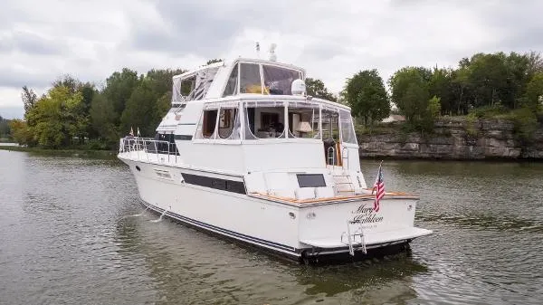 Slide: The Image of Californian 52 Cockpit Motor Yacht 1991 - 5