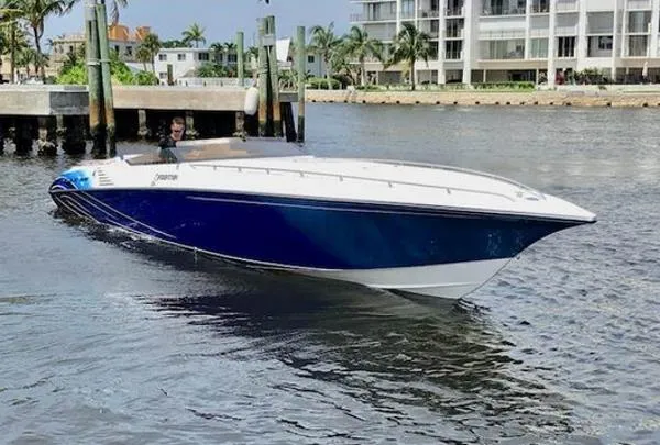 Slide: The Image of Fountain 42 Executioner - Boat is in Miami Beach 2005 - 0
