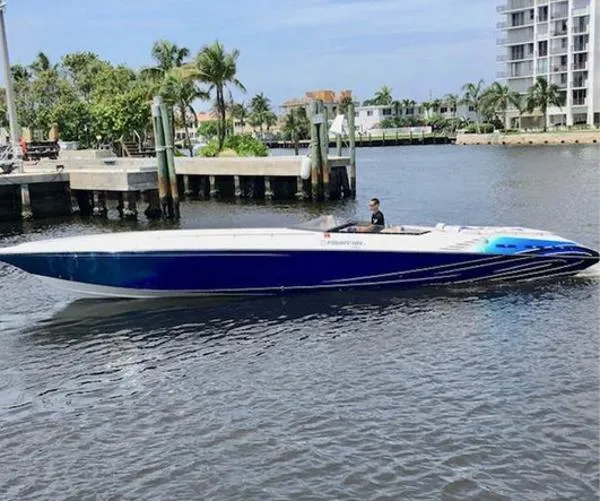 Slide: The Image of Fountain 42 Executioner - Boat is in Miami Beach 2005 - 1