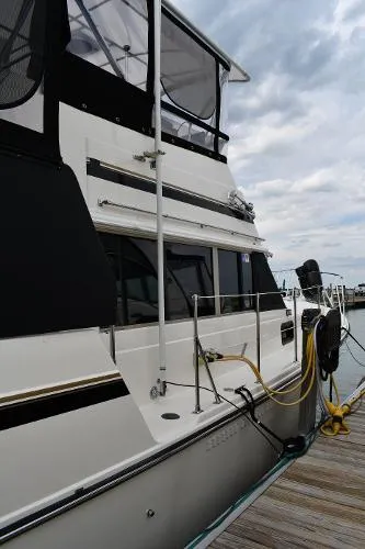 Slide: The Image of Carver Yachts 3607 Aft Cabin 1982 - 2