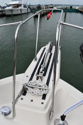 Slide: The Image of Carver Yachts 3607 Aft Cabin 1982 - 4