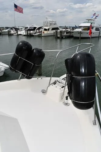Slide: The Image of Carver Yachts 3607 Aft Cabin 1982 - 6
