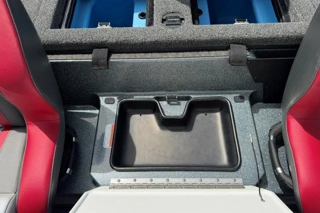 Slide: The Image of Interior of 2026 Nitro Z20 XL Pro boat with storage compartments and seating. - 46