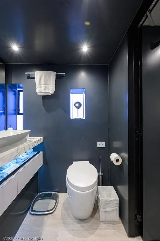 Slide: The Image of Sunreef 60 NERO- Port Master Cabin Head - 106