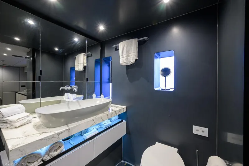 Slide: The Image of Sunreef 60 NERO- Port Master Cabin Head - 107