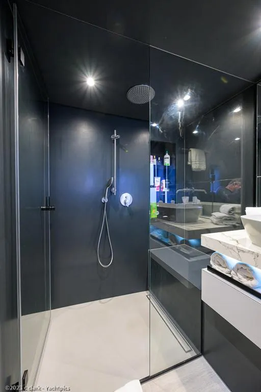 Slide: The Image of Sunreef 60 NERO- Port Master Cabin Head - 108