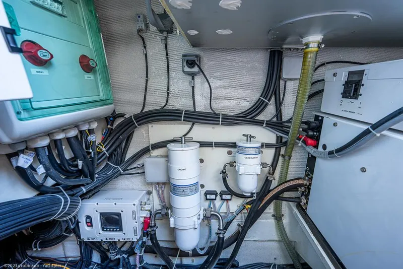 Slide: The Image of Sunreef 60 NERO- Engine Room - 114