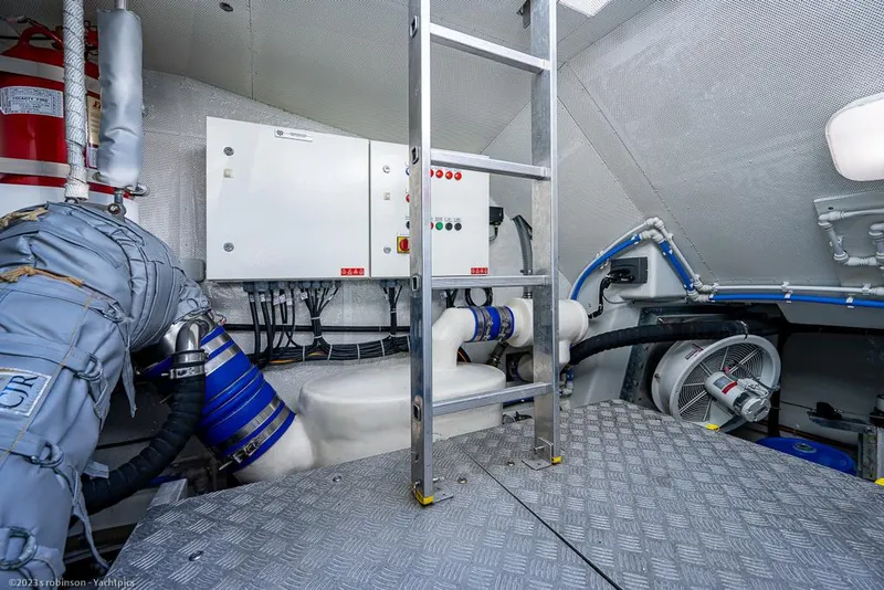 Slide: The Image of Sunreef 60 NERO- Engine Room - 117