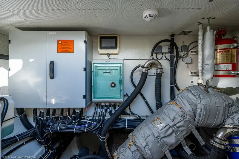 Slide: The Image of Sunreef 60 NERO- Engine Room - 120