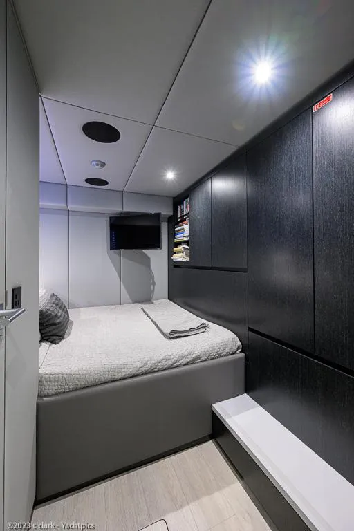 Slide: The Image of Sunreef 60 NERO- Aft Starboard Guest Cabin - 54