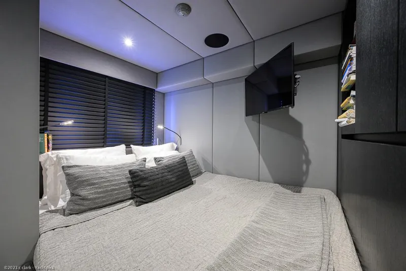 Slide: The Image of Sunreef 60 NERO- Aft Starboard Guest Cabin - 59