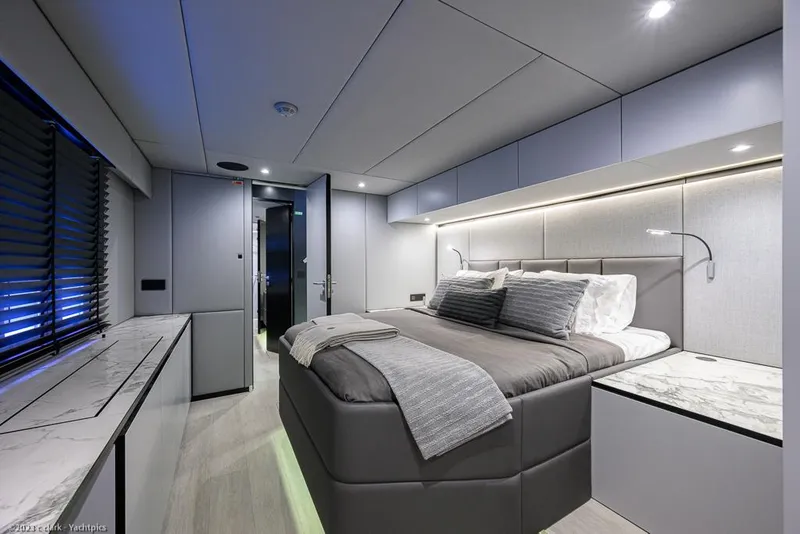Slide: The Image of Sunreef 60 NERO- Port Master Cabin - 98