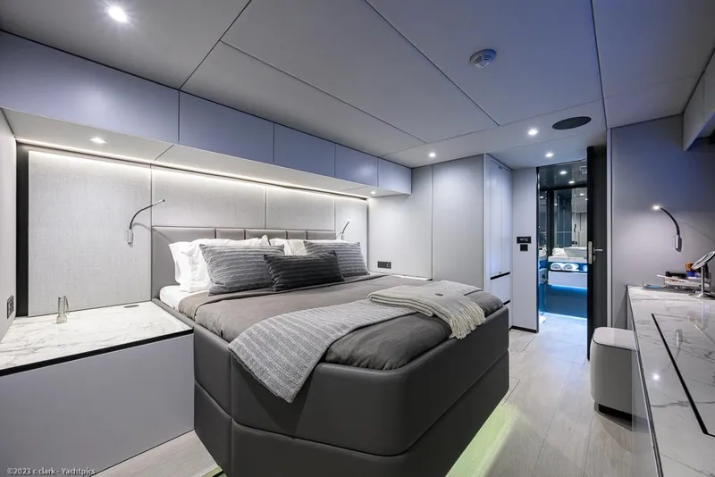 Slide: The Image of Sunreef 60 NERO- Port Master Cabin - 99