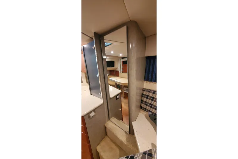 Slide: The Image of Interior of 2010 Formula 31 Performance Cruiser with modern design and cozy seating. - 52