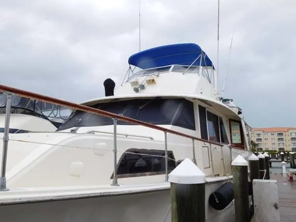 Slide: The Image of Hatteras 58 Yacht Fisherman 1973 - 1