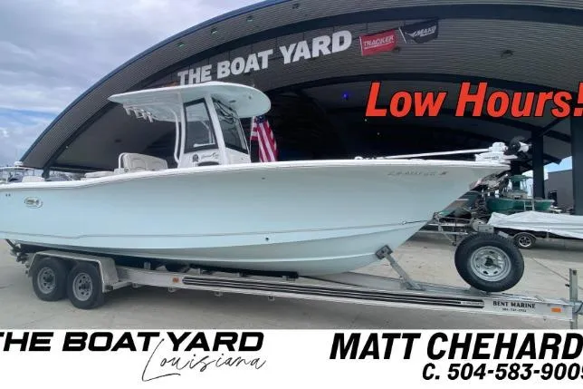 The Image of 2021 Sea Hunt Gamefish 27 boat on trailer at The Boat Yard, Louisiana. - 0