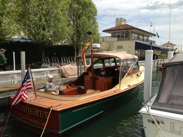 Slide: The Image of Custom John's Bay Boat Company 35 Lobster Yacht 1996 - 0