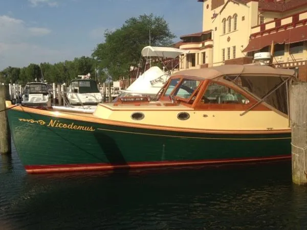 Slide: The Image of Custom John's Bay Boat Company 35 Lobster Yacht 1996 - 3