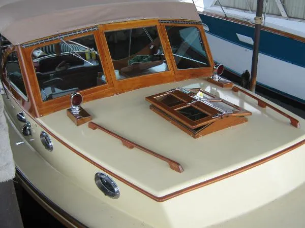 Slide: The Image of Custom John's Bay Boat Company 35 Lobster Yacht 1996 - 6
