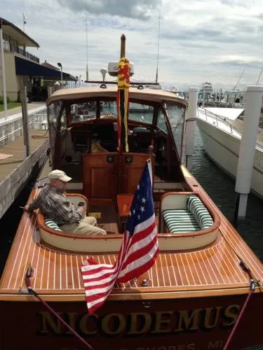 Slide: The Image of Custom John's Bay Boat Company 35 Lobster Yacht 1996 - 9