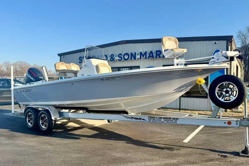 The Image of 2020 Key West 230 Bay Reef boat on trailer at Stroud & Son Marine. - 1