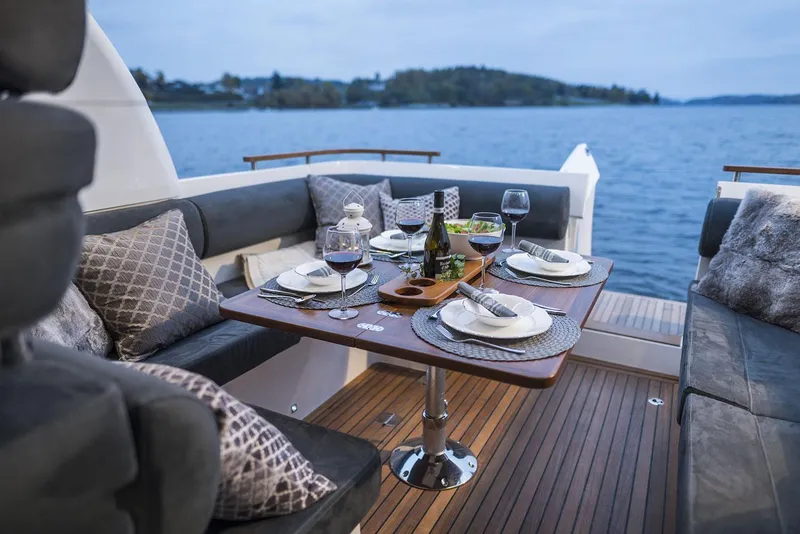 Slide: The Image of Manufacturer Provided Image: Luxurious dining area on Marex 310 Sun Cruiser 2026 yacht. - 8