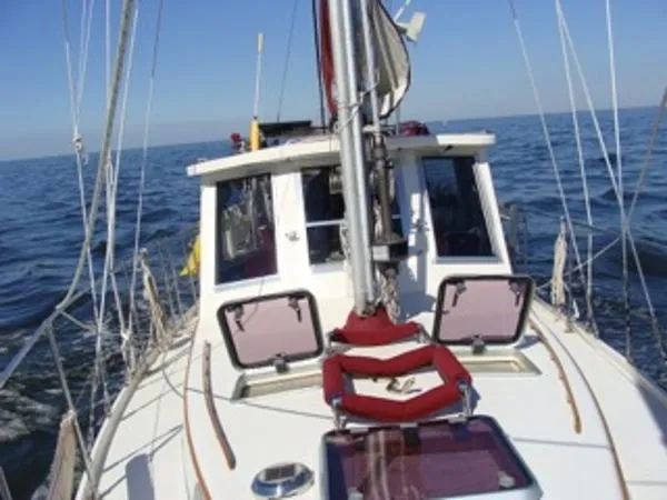 Slide: The Image of Gulfstar 43 Center Cockpit Sailboat 1975 - 1