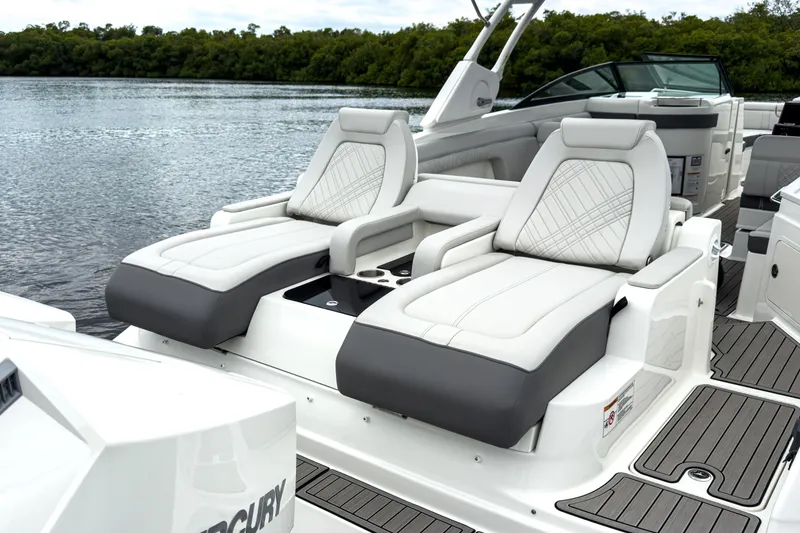 Slide: The Image of Luxurious seating on Sea Ray SDX 290 Outboard 2026 boat. - 5