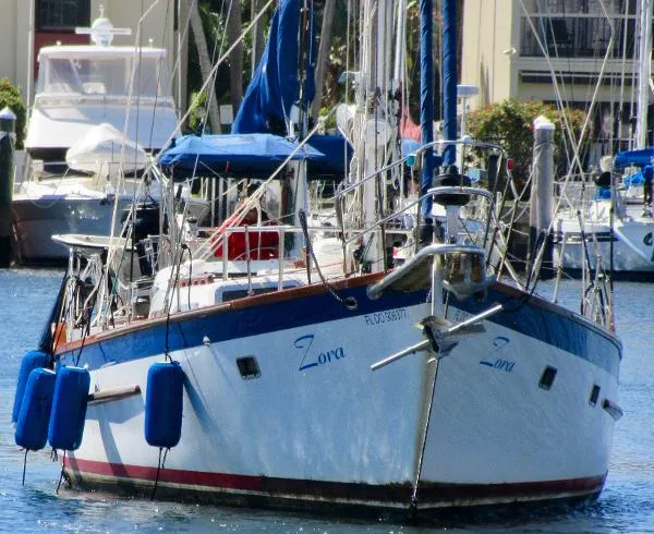 Slide: The Image of Irwin 61 Cutter-Ketch 2016 COMPLETE RE-FIT 1977 - 8