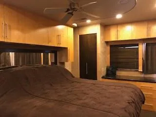 Slide: The Image of Interior of a 2008 Destination Yachts Cruisin yacht with cozy bedroom. - 13