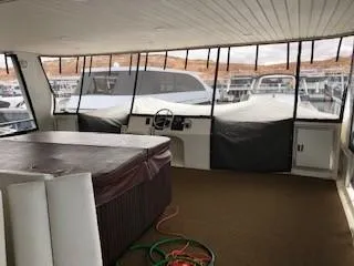 Slide: The Image of Interior of a 2008 Destination Yachts Cruisin yacht with hot tub. - 38