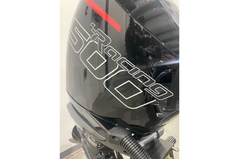 Slide: The Image of Trifecta 23RFSS 2025 model with iRacing 500 engine, sleek black design. - 21