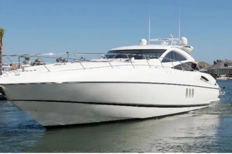 The Image of 2005 Sunseeker Predator 68 yacht cruising on a sunny day. - 1