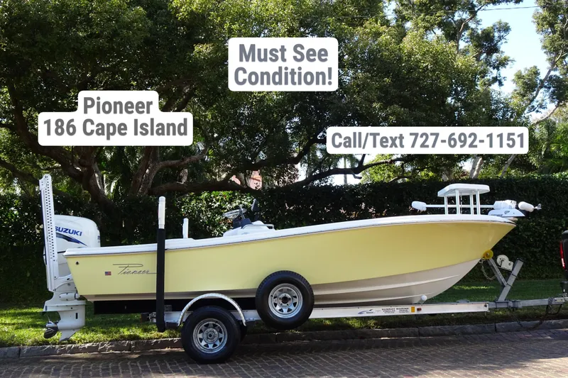 The Image of 2015 Pioneer 186 Cape Island boat on trailer, excellent condition, contact for details. - 0