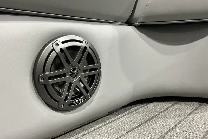 Slide: The Image of Speaker detail in 2026 Manitou Encore RF SHP575 230 boat interior. - 13