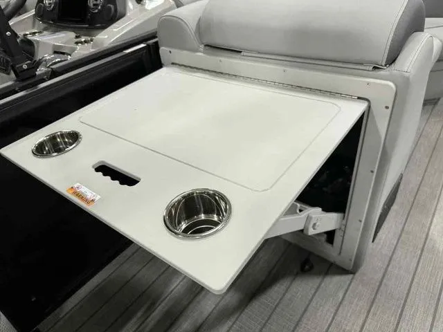 Slide: The Image of Bentley Pontoons Legacy 243 Swingback Dual Captain Full Tube Tower 2026 - 12